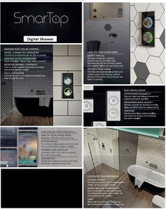 SmarTap Smart Shower System With Black Dual Controller & Shower Slider Rail Kit