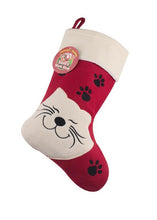 Load image into Gallery viewer, Personalised Deluxe Plush Cat Stocking Add any name
