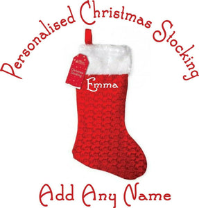 PERSONALISED LUXURY VELVET STOCKING